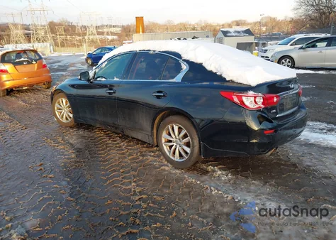 2015 Infiniti Q50 Premium из США, поврежденный, VIN JN1BV7AR5FM403069
